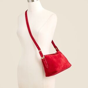 J Crew Suede Berkeley Small Shoulder Bag